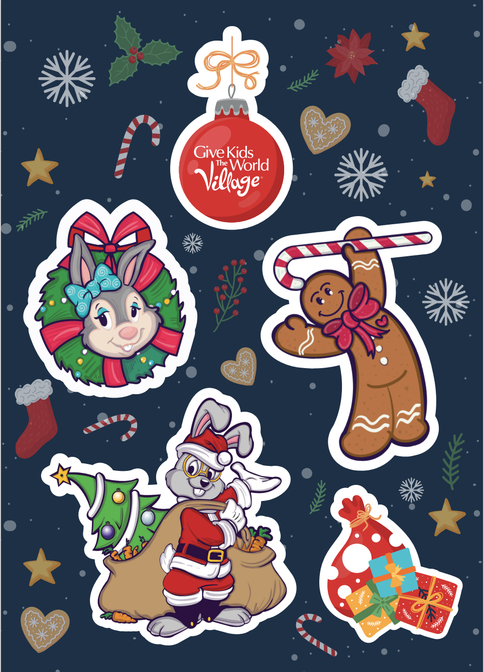 Have a sweet Christmas! - cute retro vintage christmas print Sticker for  Sale by Neehovv