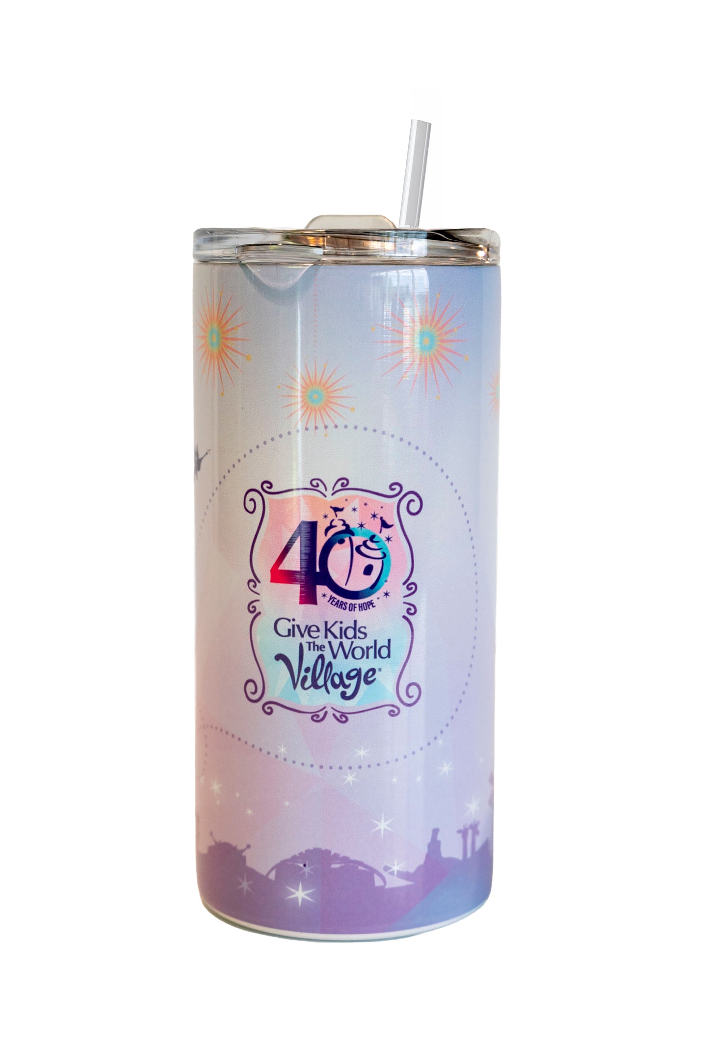 Tumbler with Lid & Straw - 40th Anniversary