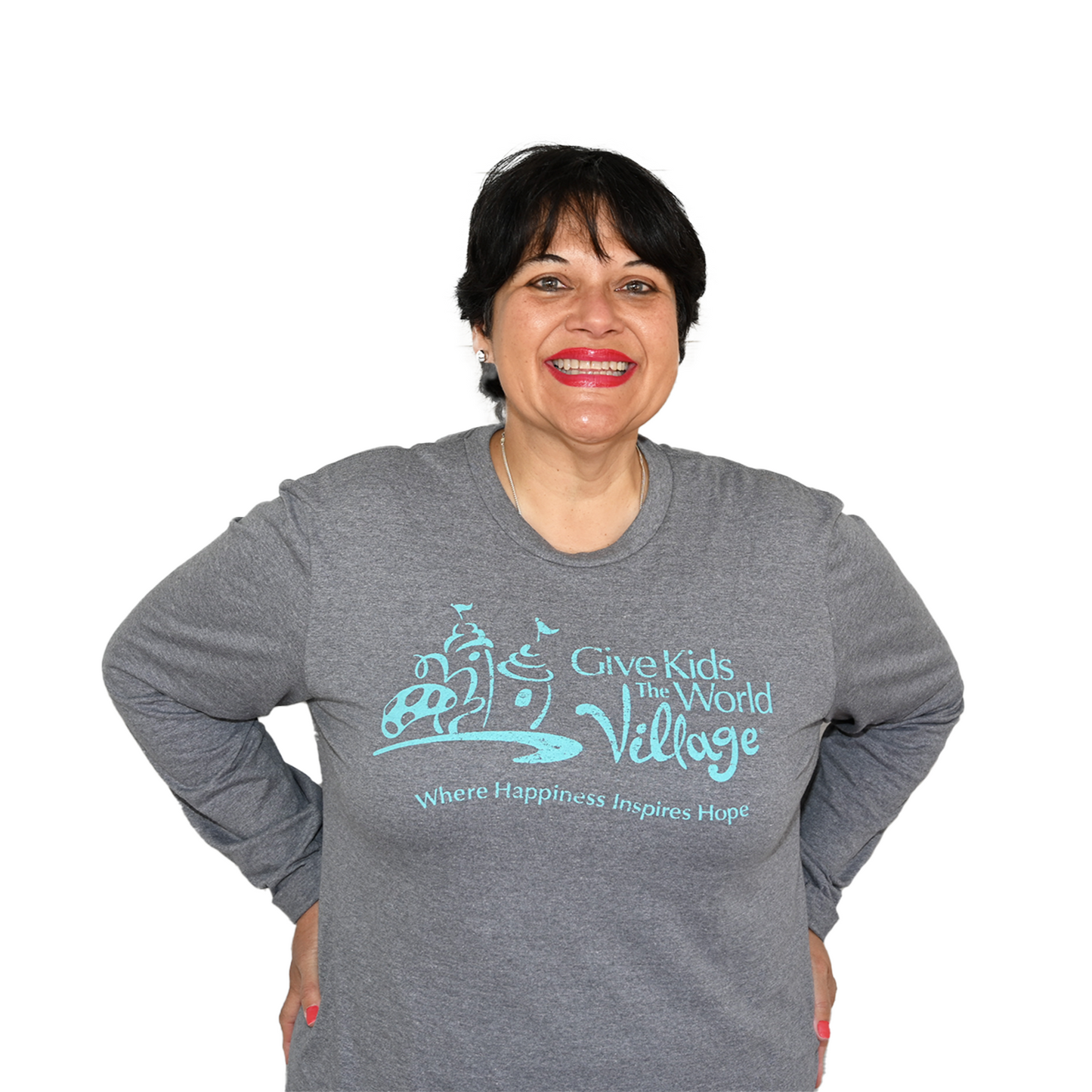 Adult Tri-blend Village Logo Long-sleeve T-shirt