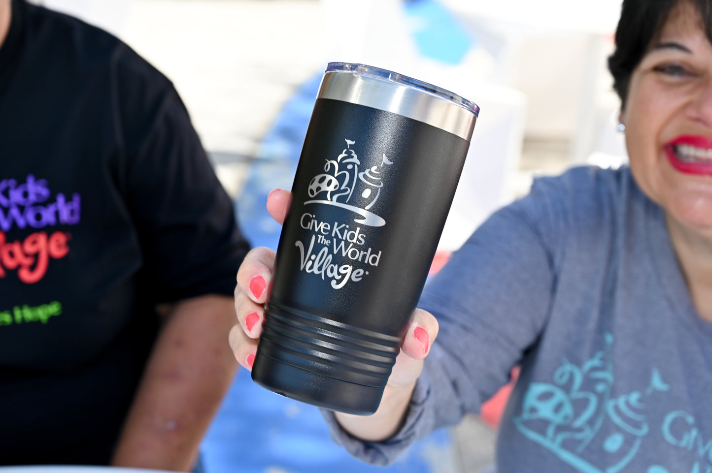 Insulated Village Logo Tumbler - Black