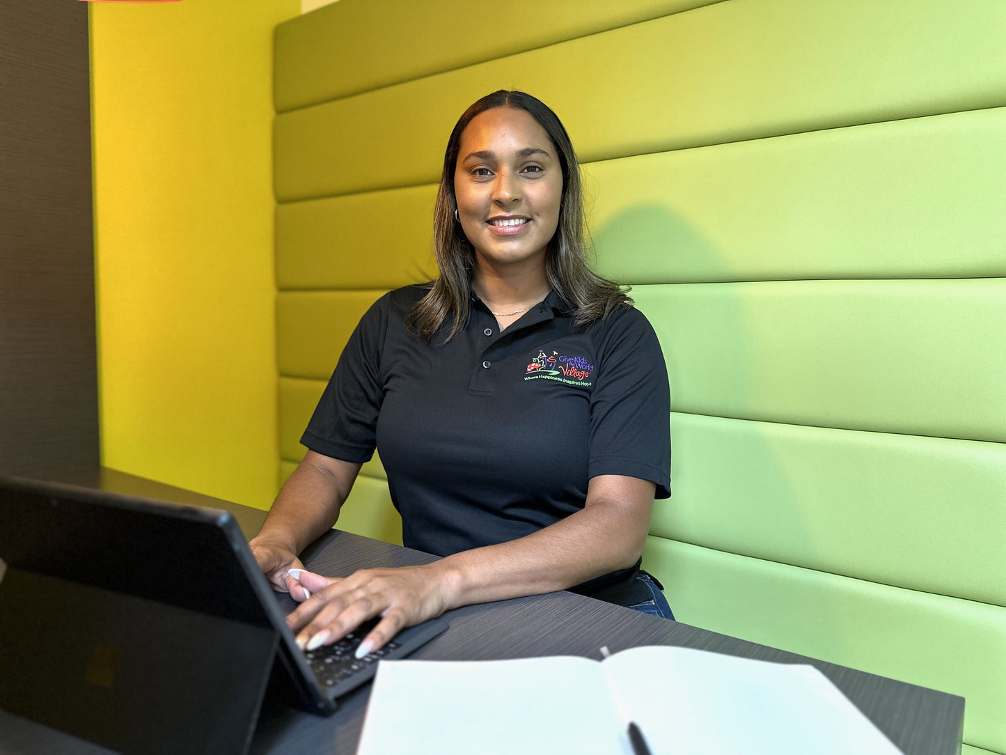 Adult Village Logo Performance Polo