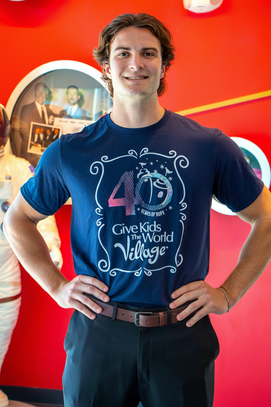 Original style with headroom - 40 Years of Hope T-Shirt