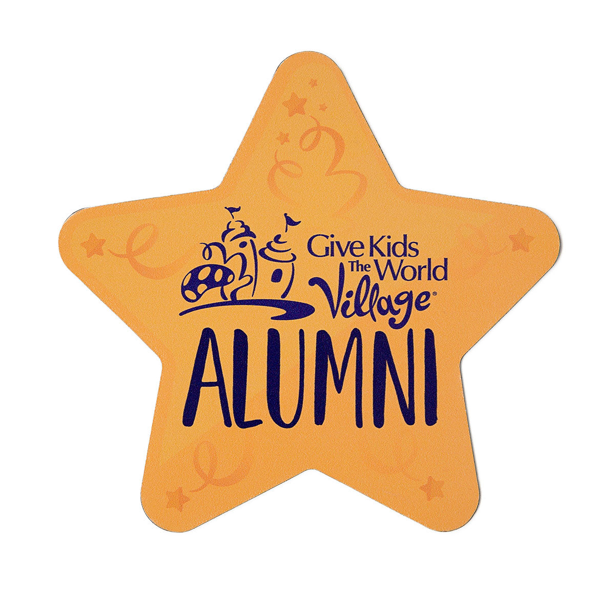Star Shaped Alumni Car Magnet
