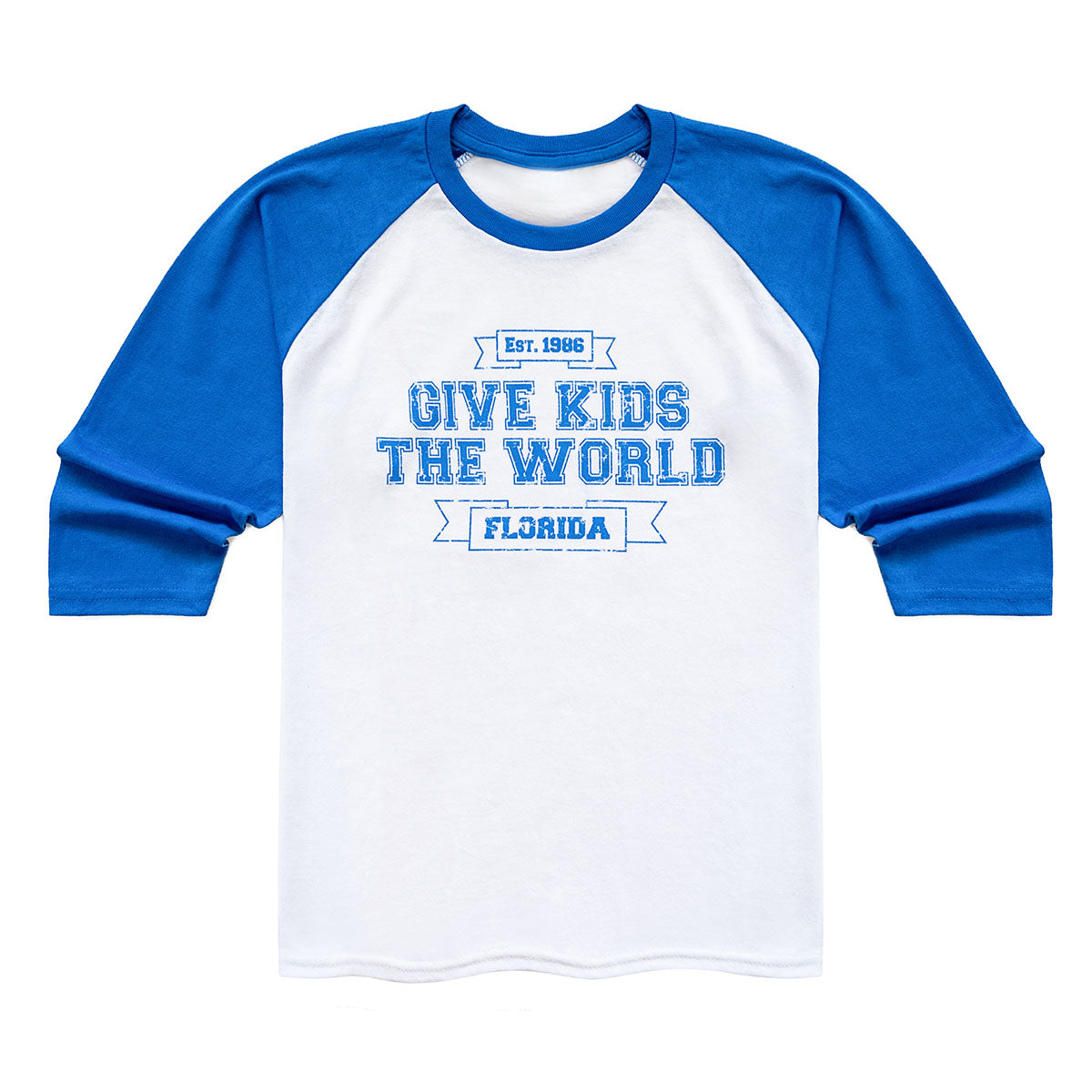 Youth Collegiate Logo Raglan T-shirt