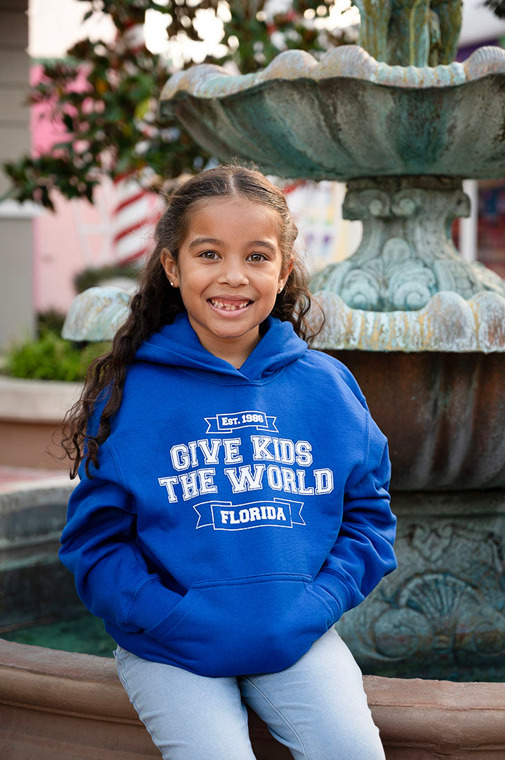 Youth Collegiate Logo Hooded Sweatshirt