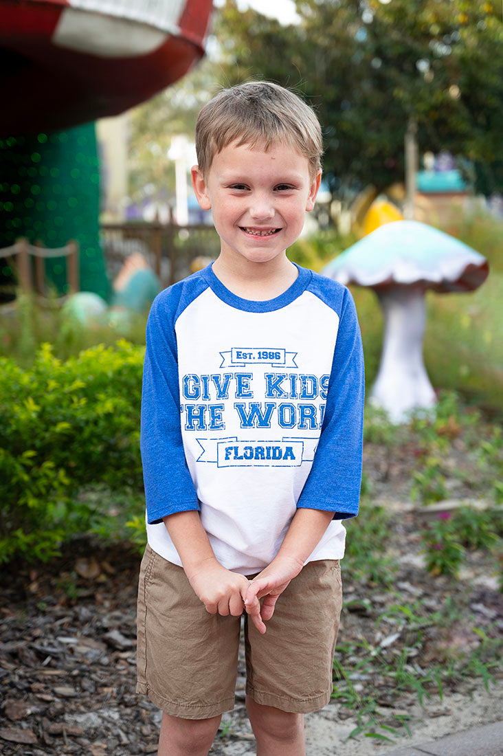 Youth Collegiate Logo Raglan T-shirt