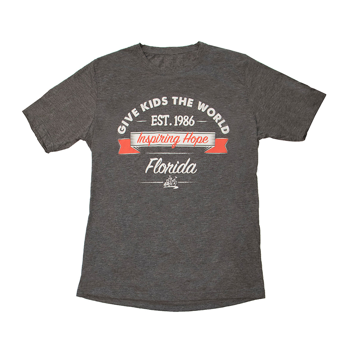 Inspiring Hope T-Shirt (Grey | Royal Blue)