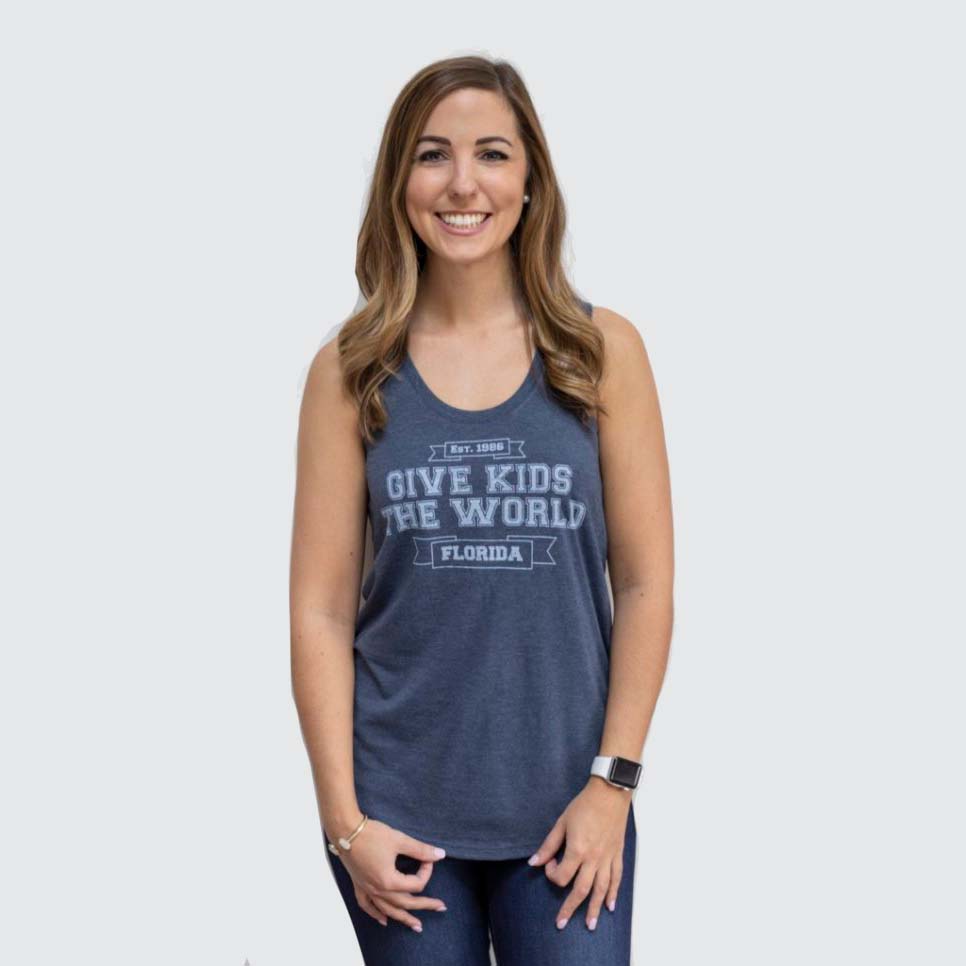 Ladies Tri Blend Racer Back Tank Top