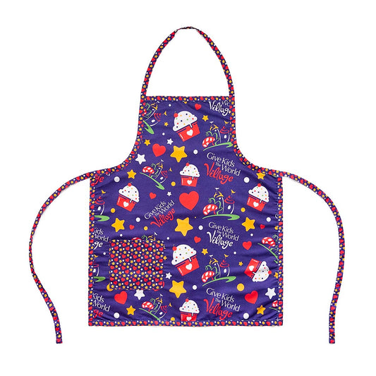 Apron with Village icons