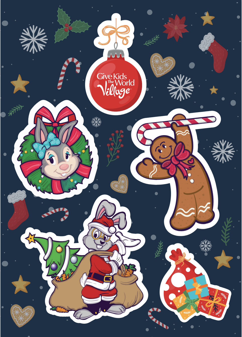 Holidays Sticker Sheet