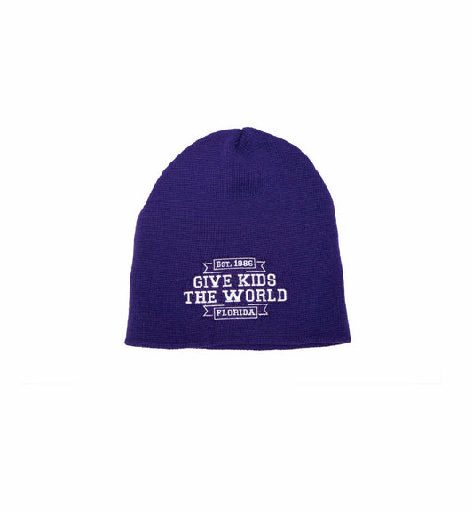 Acrylic knit beanie