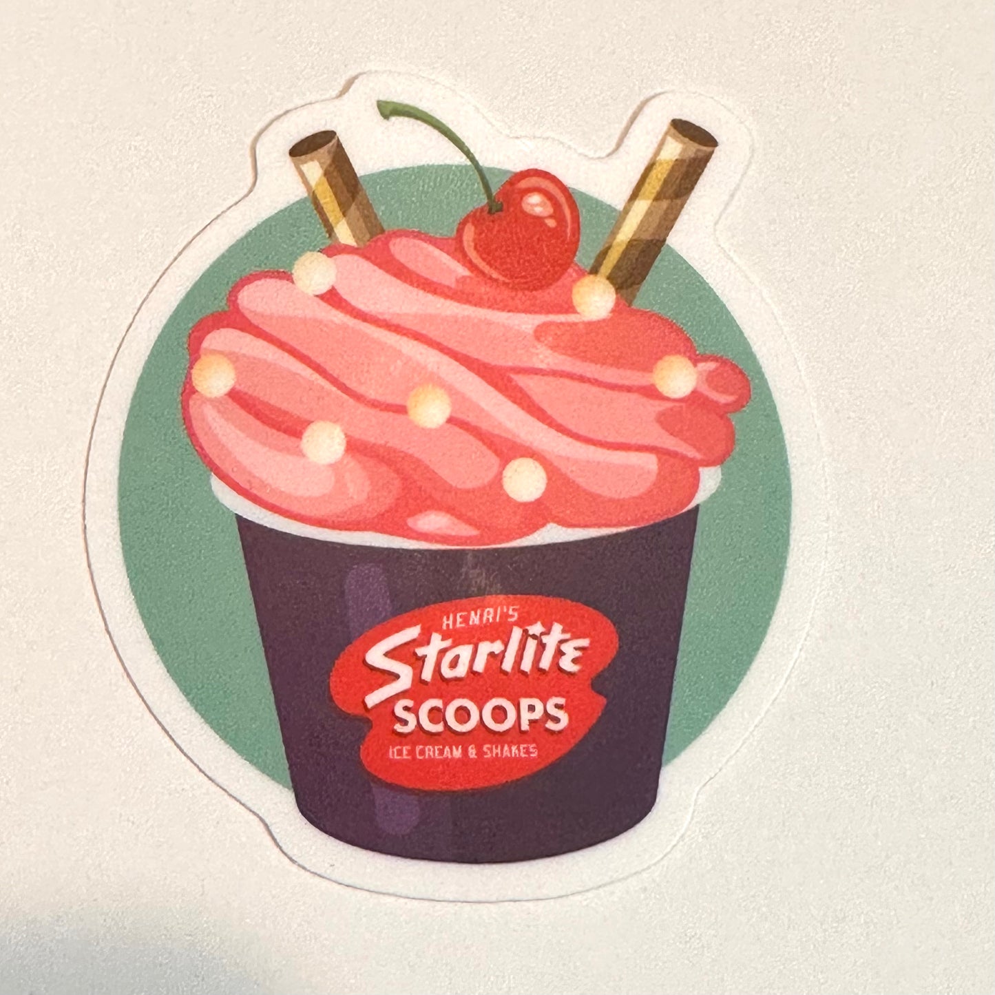 Starlite Scoops Ice Cream Sticker