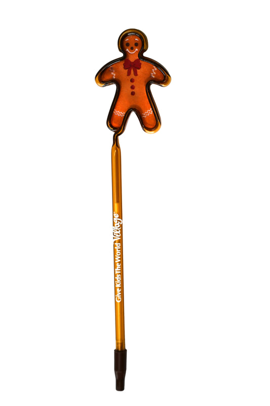 Gingerbread Man Shaped Pen