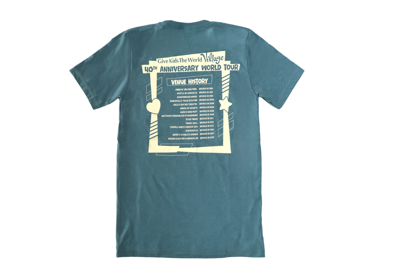 Adult- Throwback Venue Shirts (40th Anniversary)