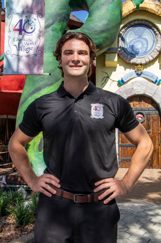 Adult Polo - 40th Anniversary - (Black, Purple or White)