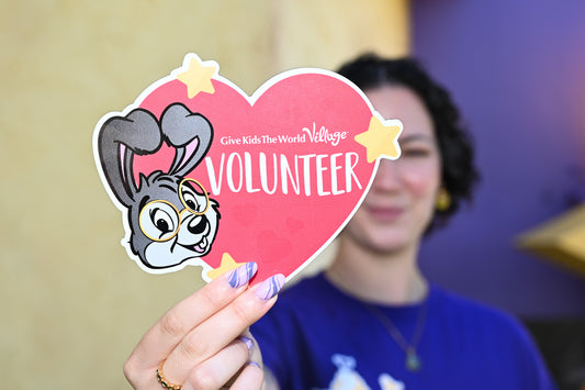 Volunteer Heart Shaped Car Magnet