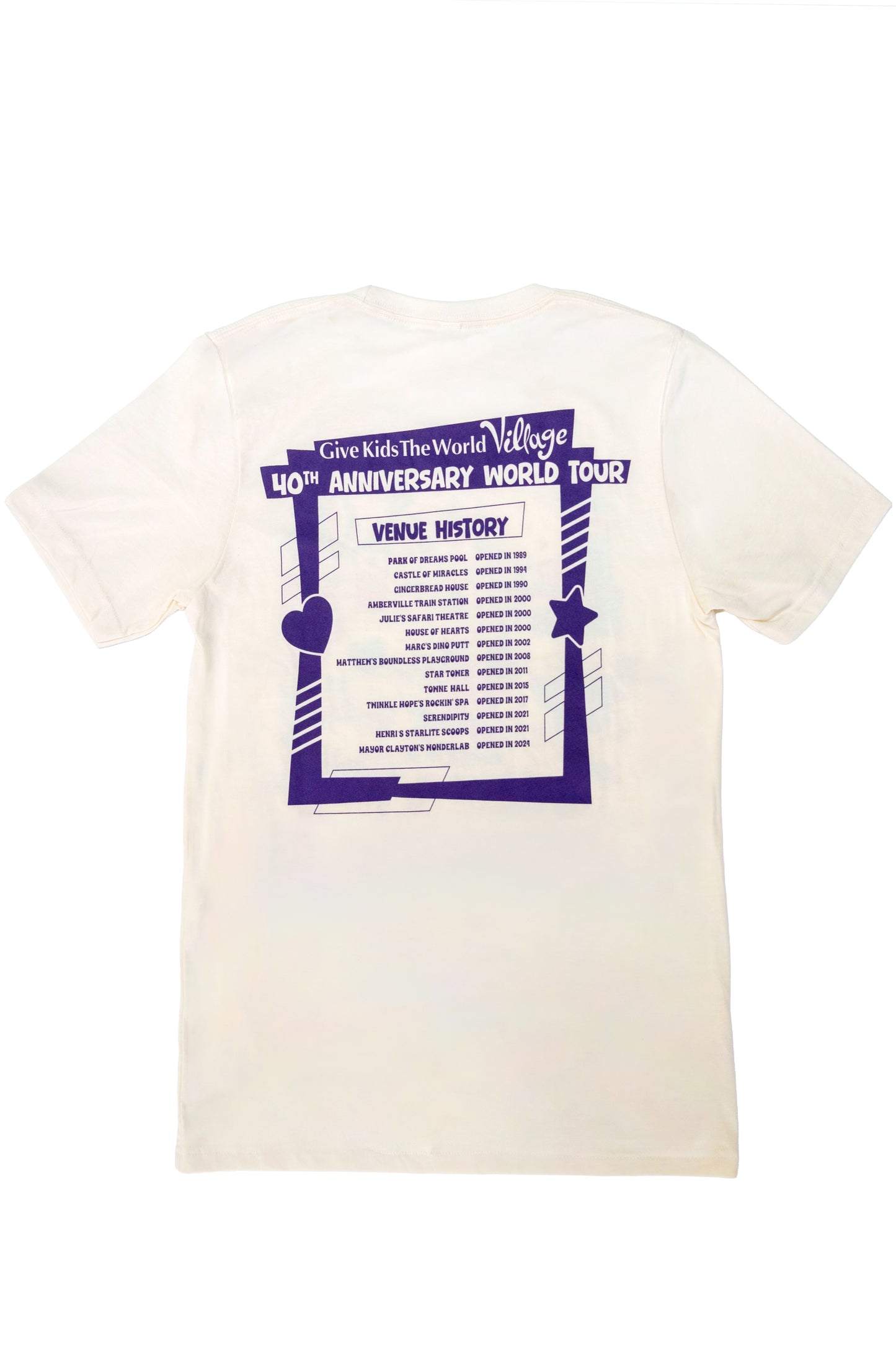Youth - Throwback Venue Shirts (40th Anniversary)