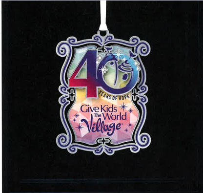 40th Anniversary Ornament