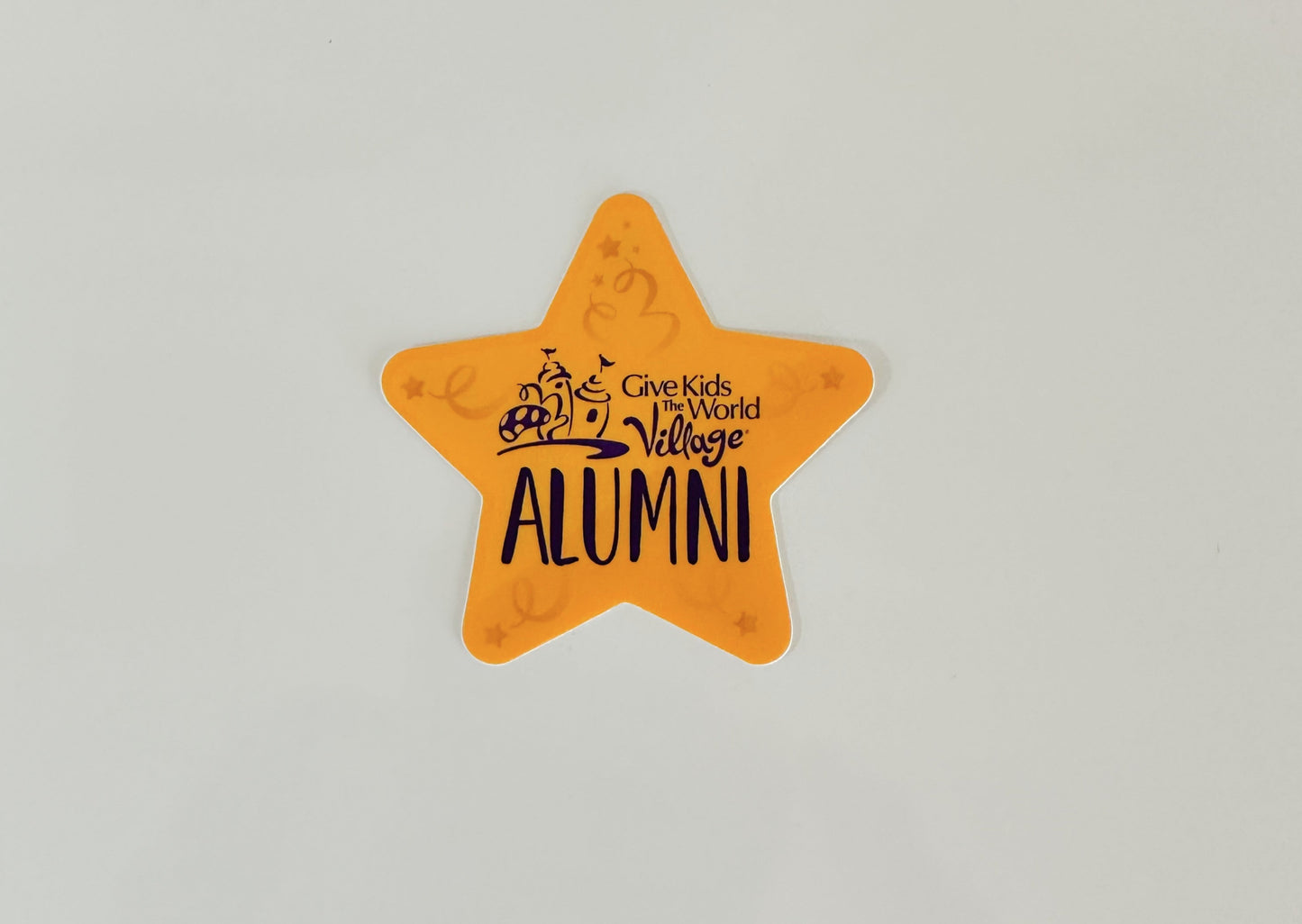 Star Shaped Alumni Sticker