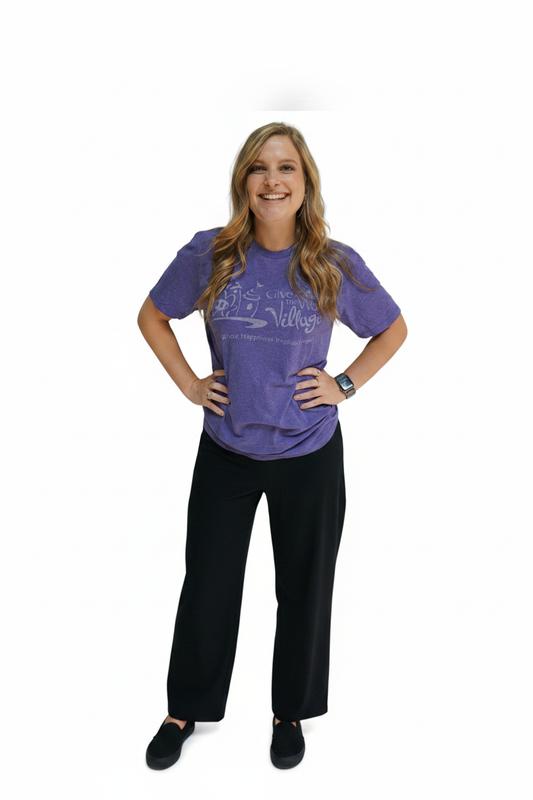 Full photo - Purple Village Logo T-Shirt