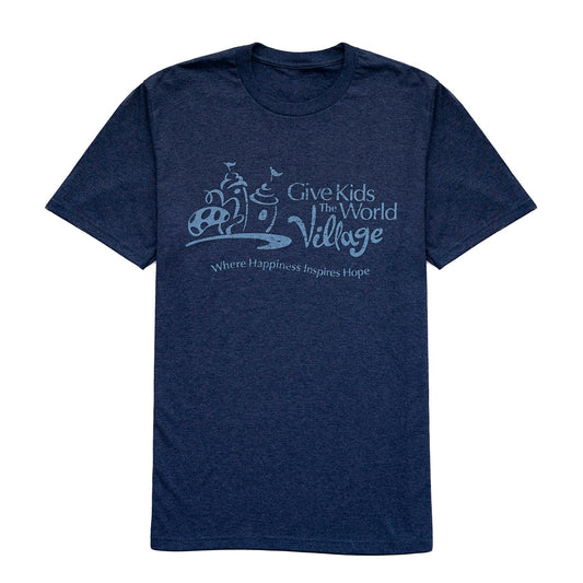 Adult Tri-blend Village Logo T-Shirt - (Purple, Navy or Green)