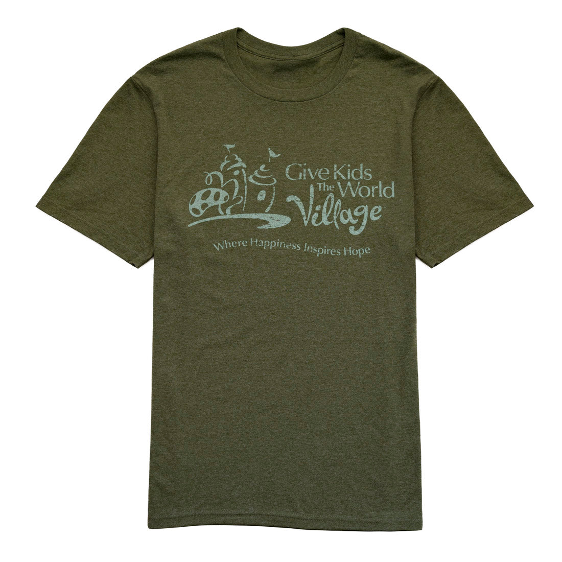Adult Tri-blend Village Logo T-Shirt - (Purple, Navy or Green)