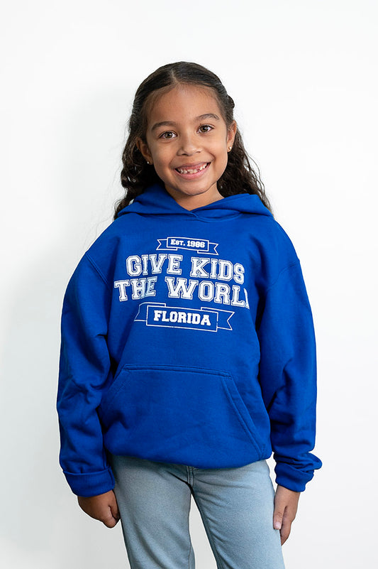 Youth Collegiate Logo Hooded Sweatshirt