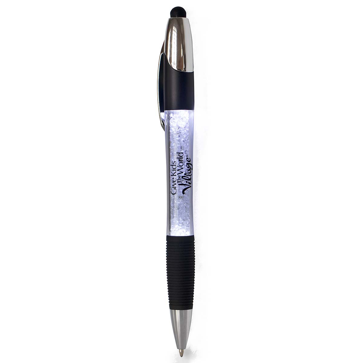 Light-up Crystal Illuminated Pen/Stylus