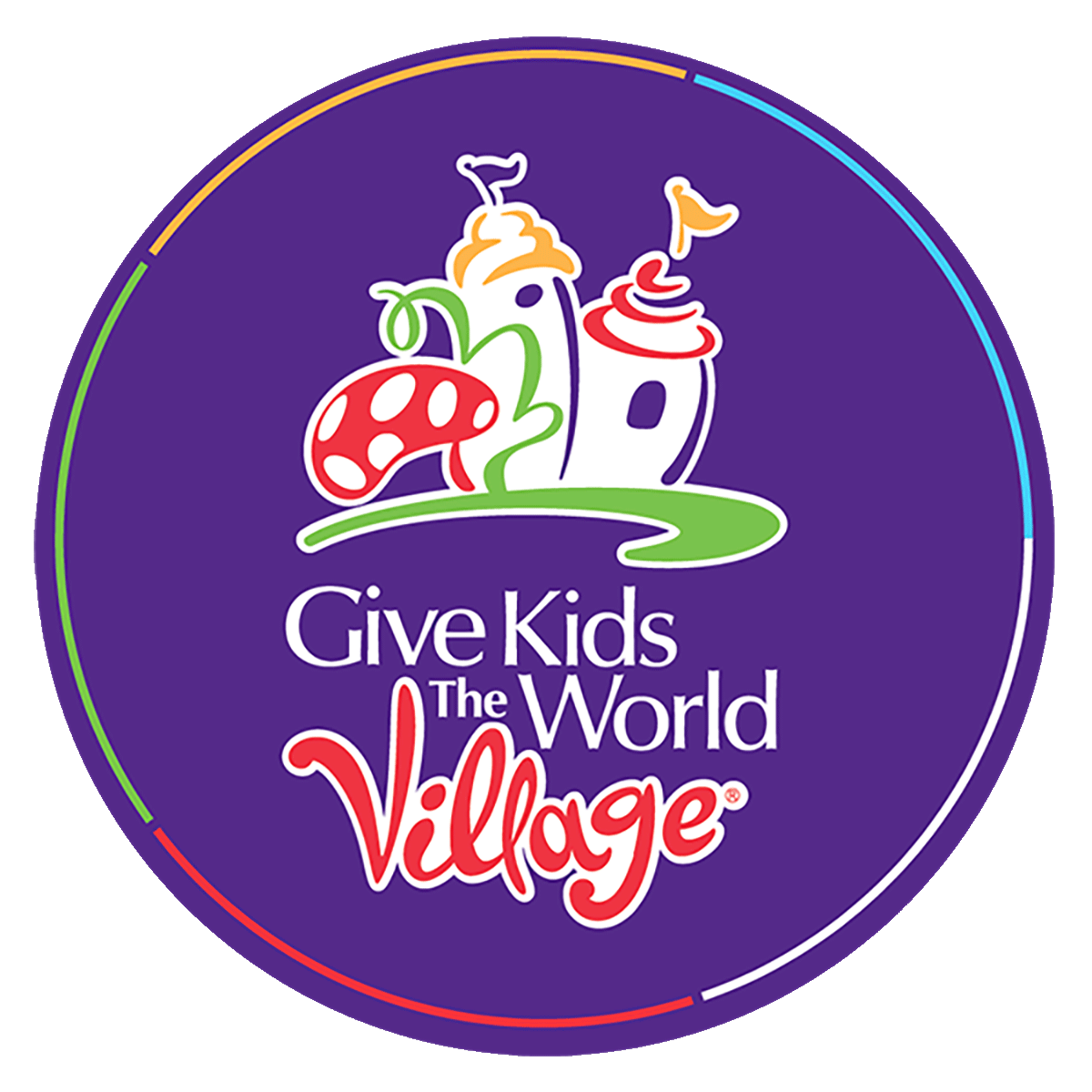 Round Village Logo Sticker