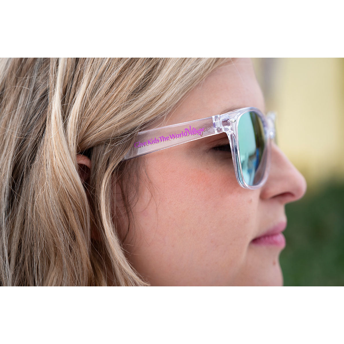 Crystalline Mirrored Sunglasses