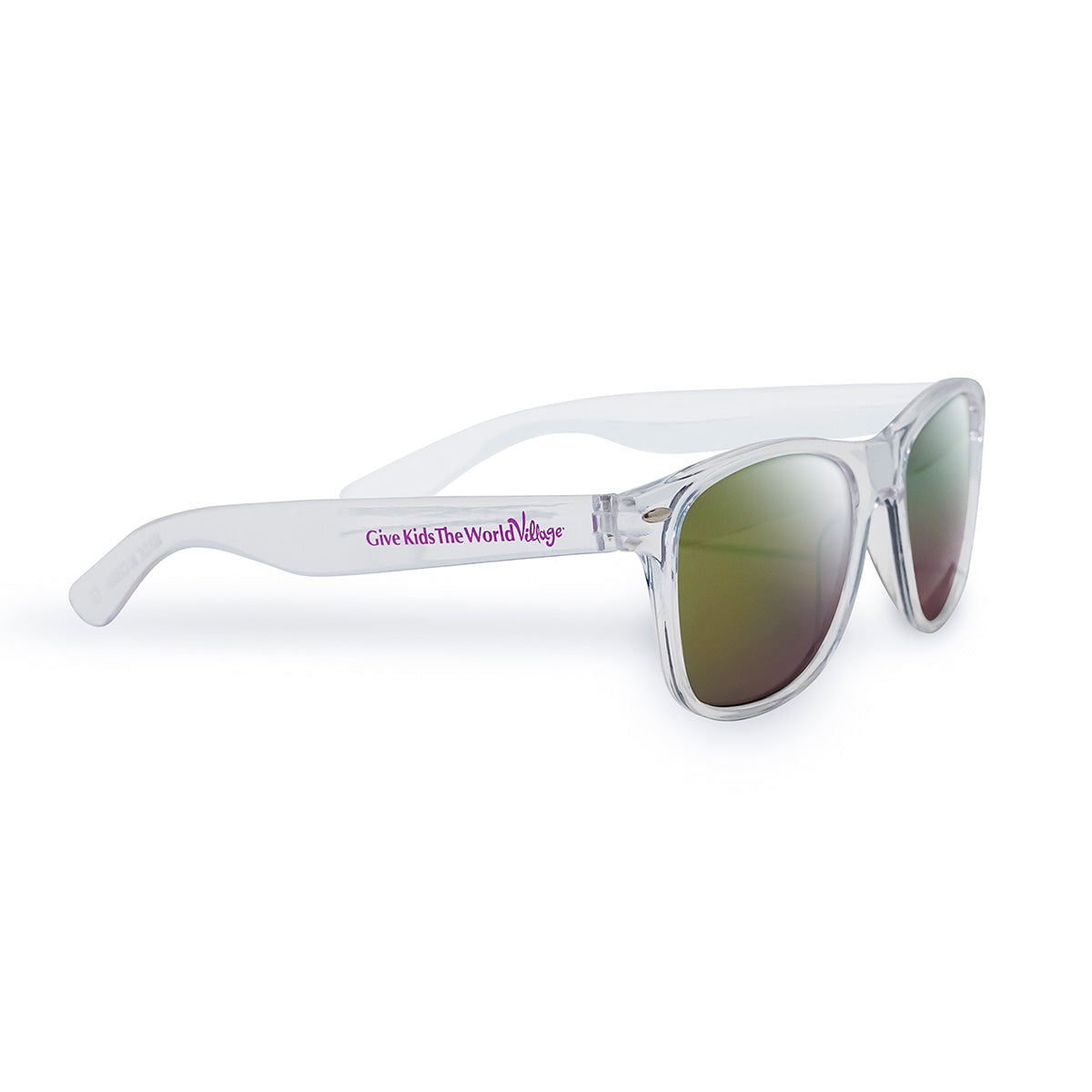 Crystalline Mirrored Sunglasses