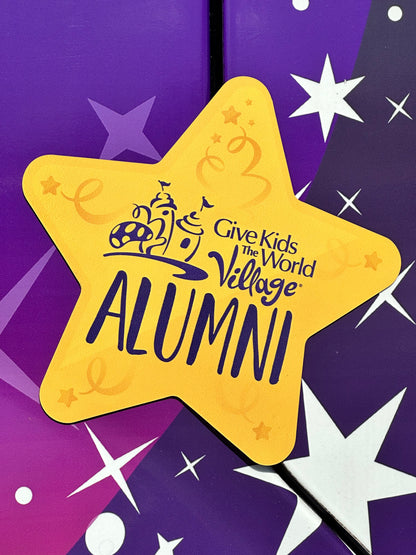 Star Shaped Alumni Car Magnet
