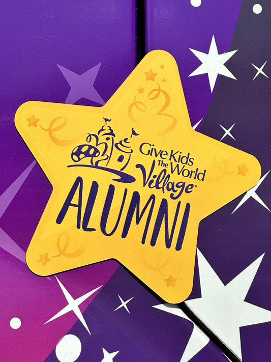 Star Shaped Alumni Car Magnet